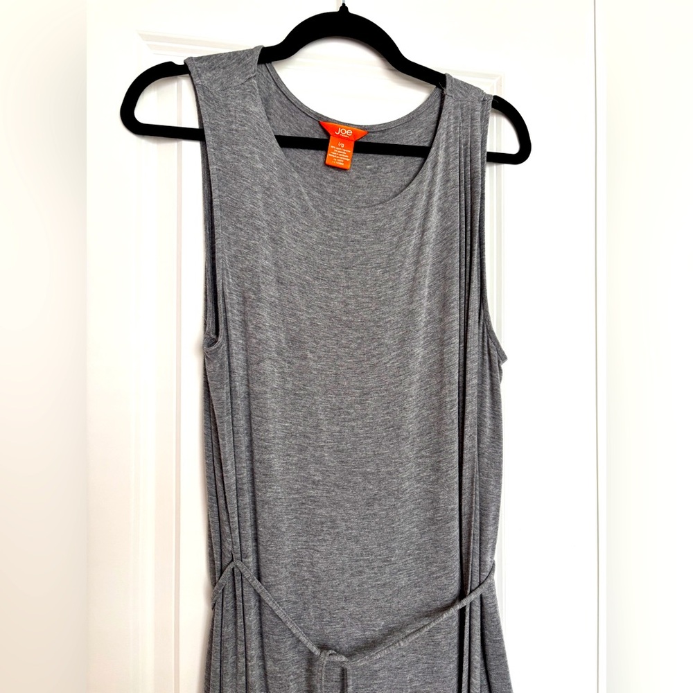 JOE FRESH Gray Sleeveless Maxi Dress sz Large - Picture 10 of 11